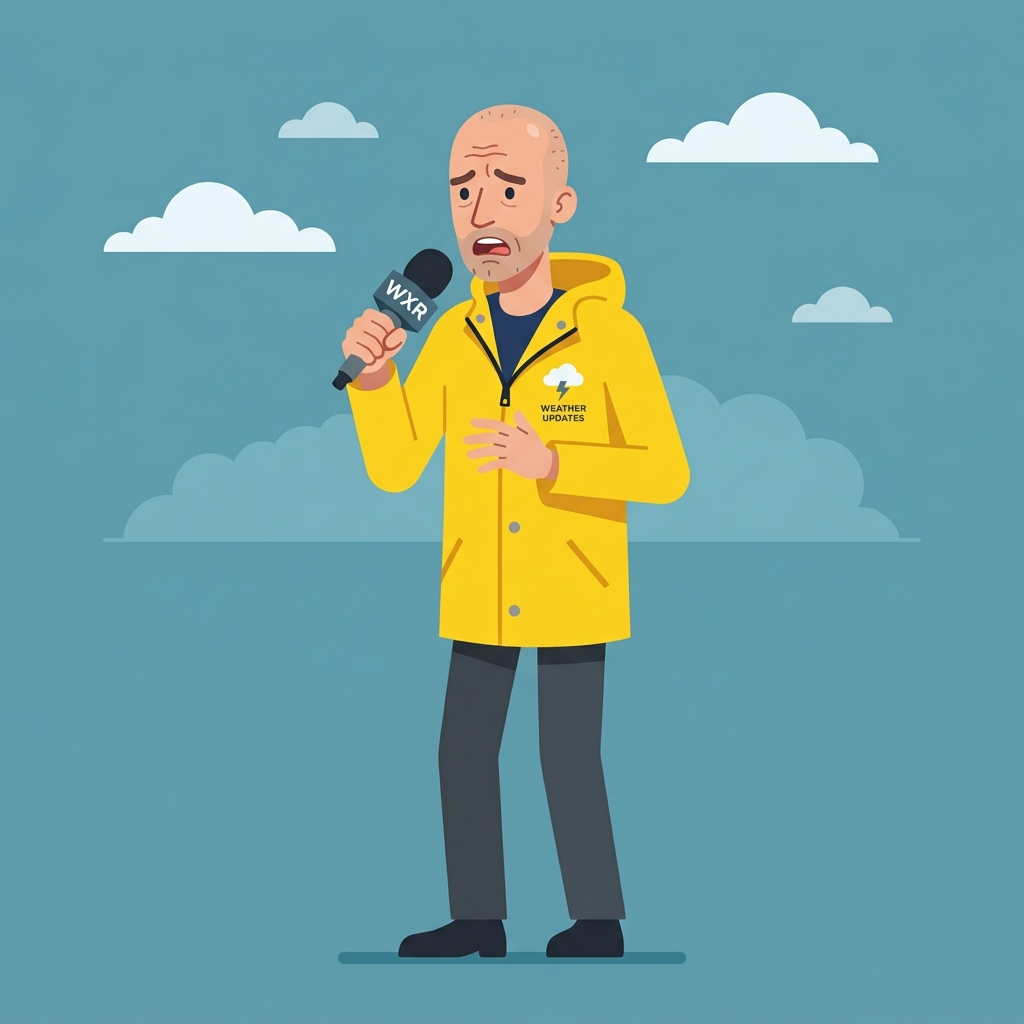 Allen in Severe Weather Gear